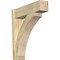 Ekena Millwork Thorton Block Rough Sawn Outlooker, Douglas Fir, 8"W x 28"D x 32"H OUT08X28X32THR05RDF - alternate 1